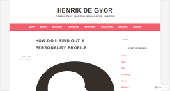 Desktop Screenshot of henrikdegyor.com